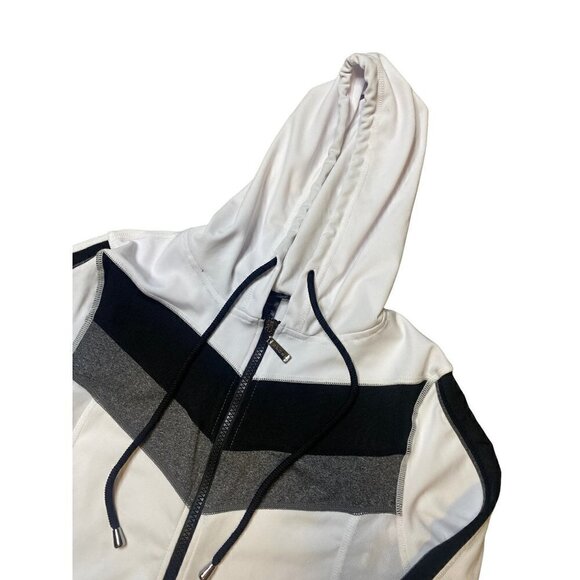 OTOS White Black Gray Jacket Size M - Picture 2 of 4